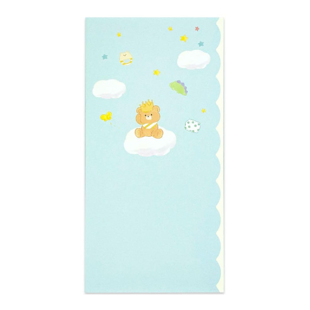 Amazon.co.jp: [祝儀袋]出産祝 金封/くま ブルー クローズピン